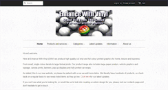 Desktop Screenshot of enhancewithvinyl.com